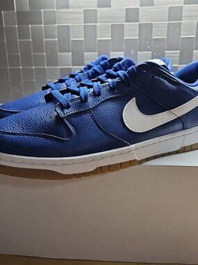 Nike Dunk Low Nike By You Dodger Royal Blue White Gum Women 14 / Men 12.5 NBY
